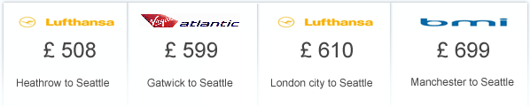 Cheap Flights to Seattle
